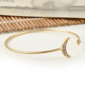 ✨FLASH SALE✨ Moon & Star Rhinestone Bangle
