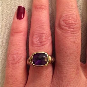 David Yurman Noblesse Ring w/ Amethyst stone.