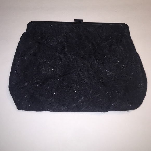 Lace envelope clutch