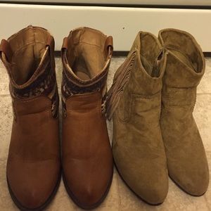 2 pairs Ladies Boots