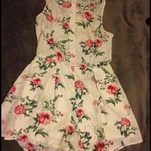 Charlotte Russe floral romper NEVER WORN
