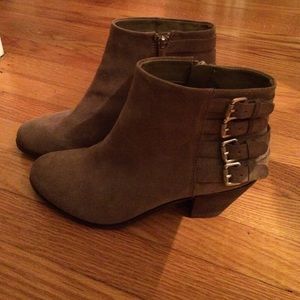 Sam Edelman Tan Suede Booties