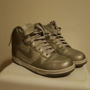 Silver women Nikes