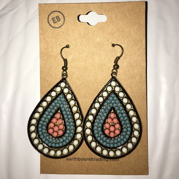 Colorful dangly earrings