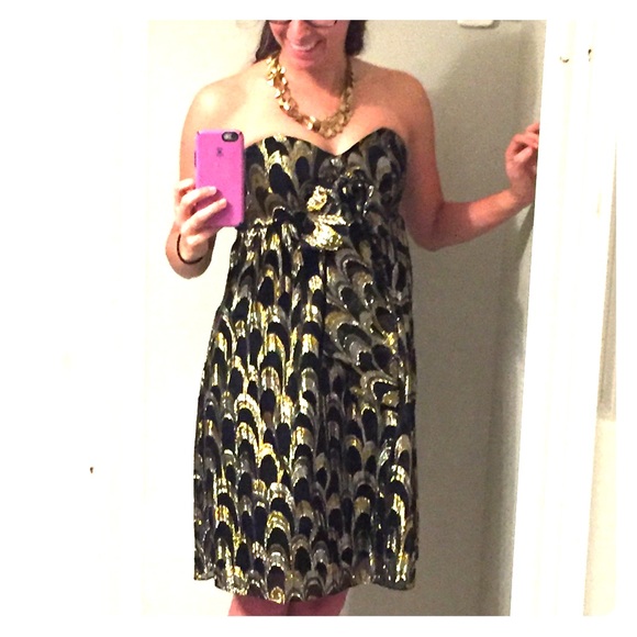 Strapless dress