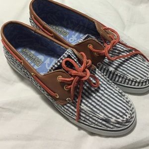 Sperry striped sneakers