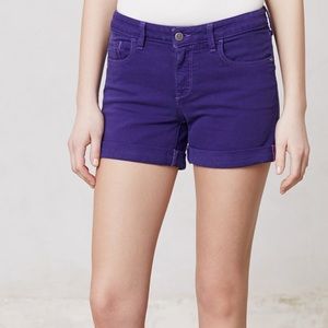 Anthropologie Pilcro Purple Shorts