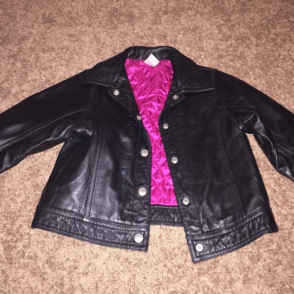 Children's leather jacket
