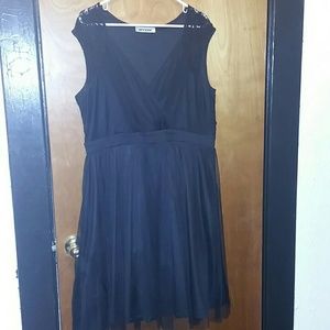 Black cocktail dress