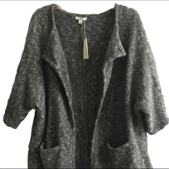 James Perse Sweaters - NWT James Perse gray sweater cardigan -size 2