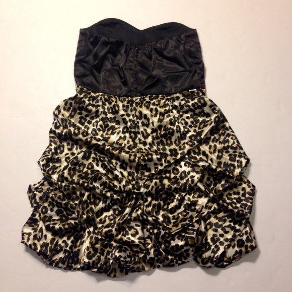 🐆leopard print party dress 🐆 - Picture 2 of 4