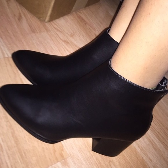 Heeled Black Booties *More Pics*