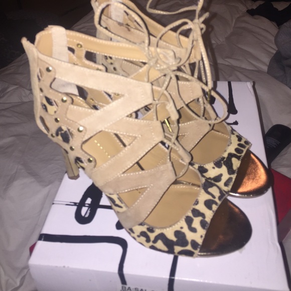 Dolce Vita Safia leopard calf hair shoes