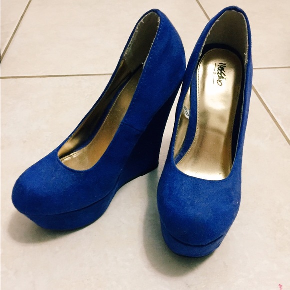 Cobalt blue Wedges