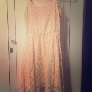 Light pink, lace dress