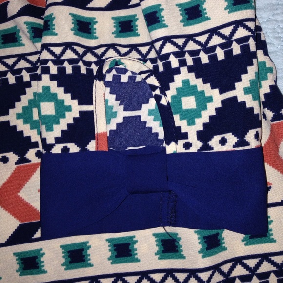 Fun Aztec Print Blouse - Picture 2 of 3