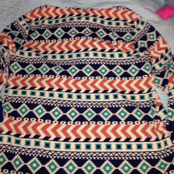 Fun Aztec Print Blouse - Picture 3 of 3