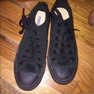 All black converse
