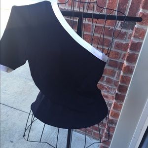 Dana Buchman One Shoulder Top