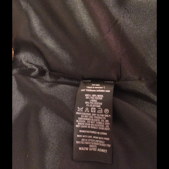 Ted Baker wool blend pants! Lined half way down. - Picture 4 of 4