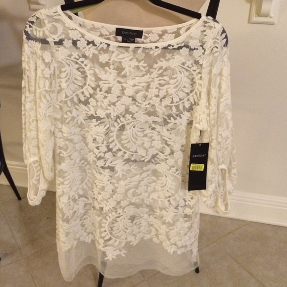 Karen Kane blossom top - Picture 1 of 4