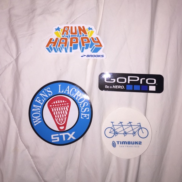 4 Preppy, Athletic Stickers
