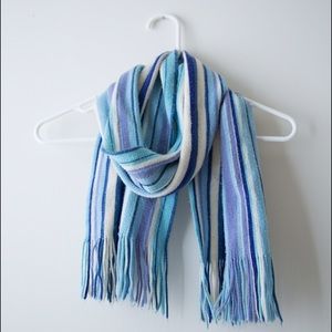 Blue Striped Scarf