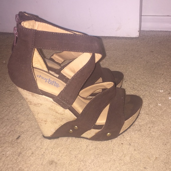 Brown wedges.