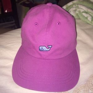 Vineyard vines purple baseball hat