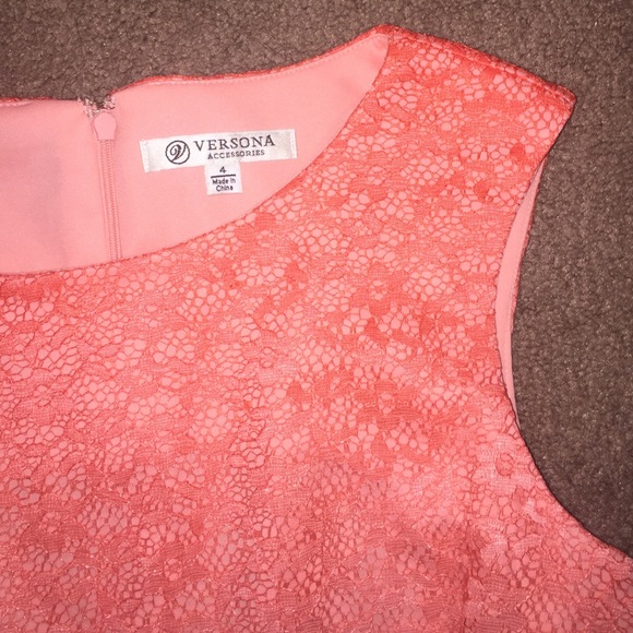 NWOT PERFECT condition beautiful coral dress - Picture 2 of 4