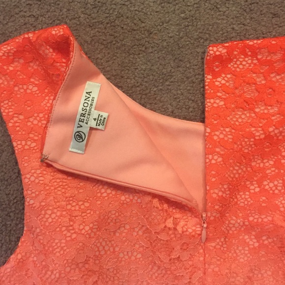 NWOT PERFECT condition beautiful coral dress - Picture 4 of 4