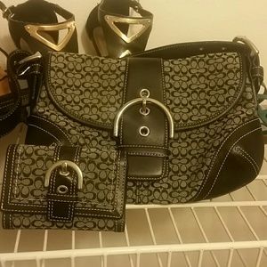 Coach purse & wallet set