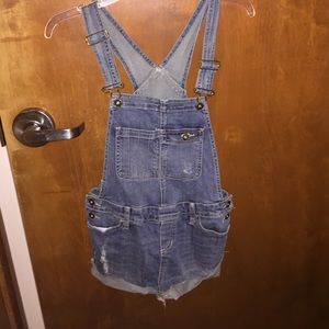 denim overalls, size S