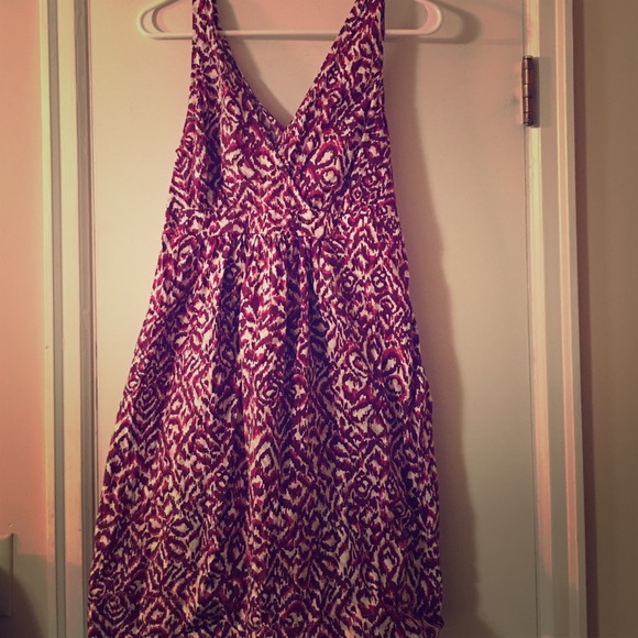 L motherhood maternity print dress