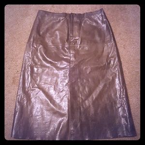 **Today only sale***Genuine leather skirt