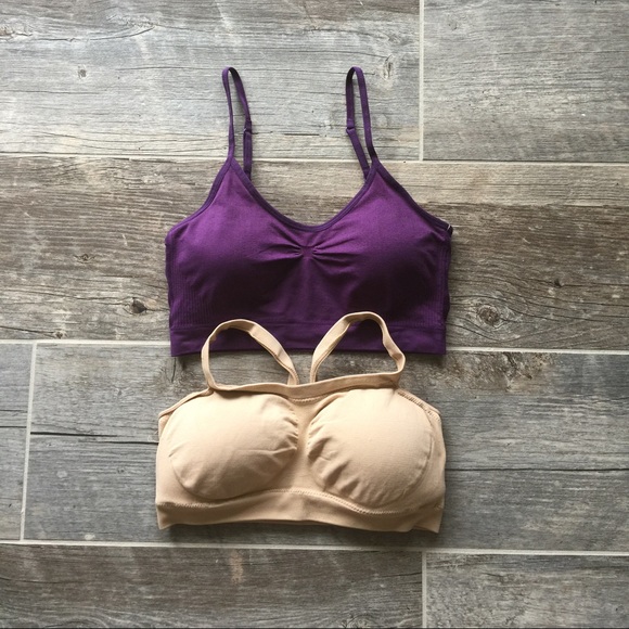 Set of Bralettes Size Medium and One Size - Picture 1 of 4