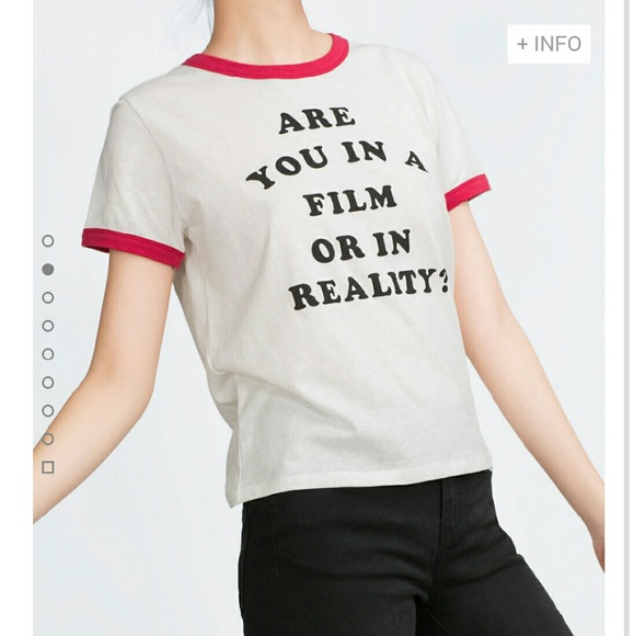 Film or Reality ringer tee