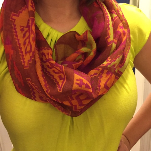 Two Geometric Patterned Scarf Combo - Picture 3 of 4