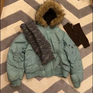 Steve Madden Powder Blue Winter Coat