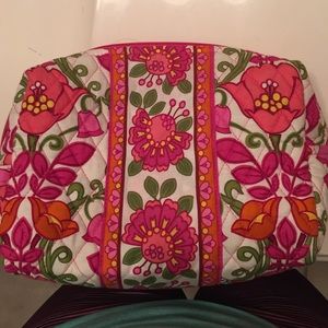 Vera Bradley large cosmetic bag