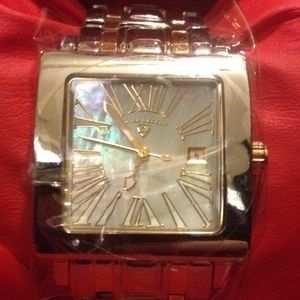NWT - Silver & Gold Metallic Watch