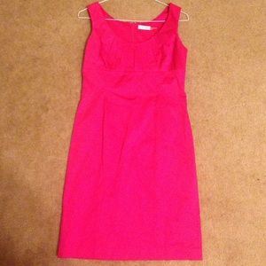 Hot pink Calvin Klein sleeveless dress
