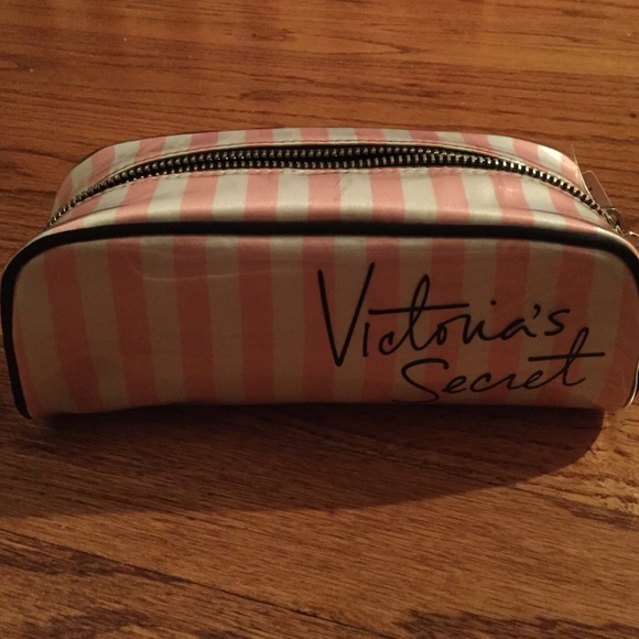 Victoria's Secret cosmetic bag.