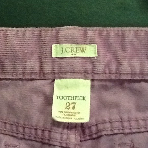 J. Crew corduroy pants