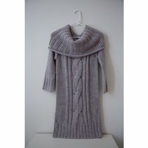 Gray Sweater Dress
