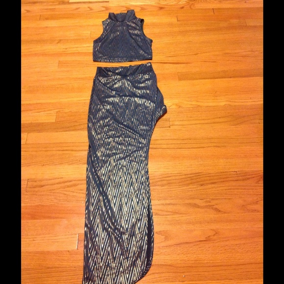 Green/ Gold two piece