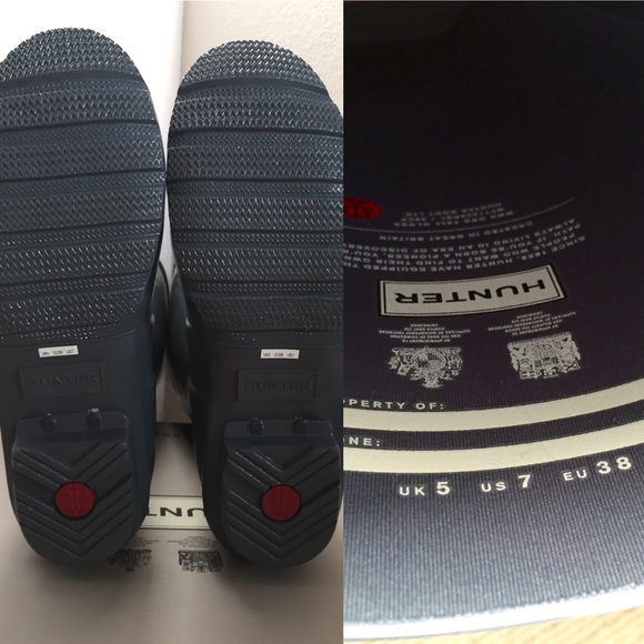 SOLD!! 🎉 NIB Hunter original tall gloss boot - Picture 4 of 4