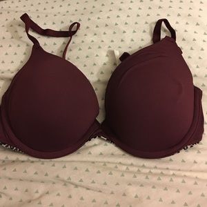 Victoria's Secret PINK Maroon Bra