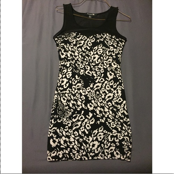 Black and white funky dress