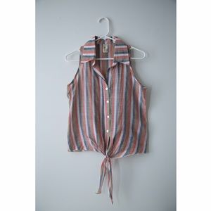 Retro Sleeveless Top